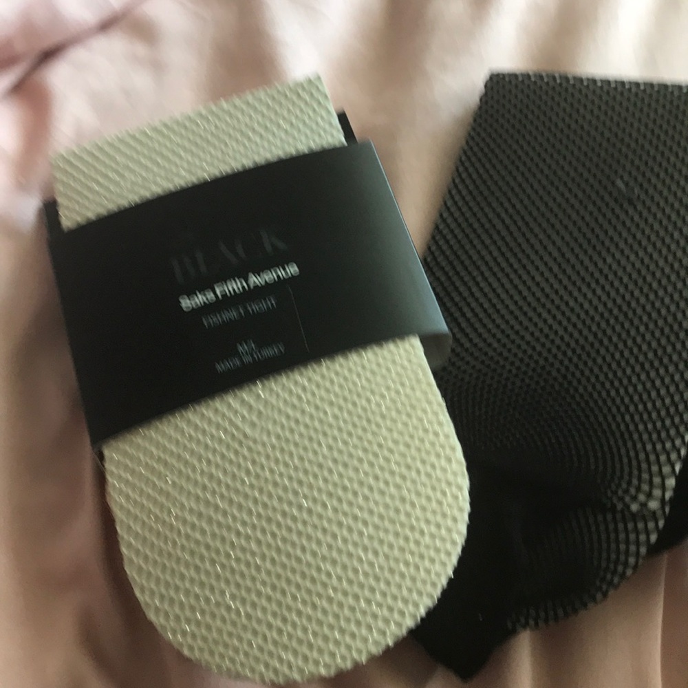 Saks fifth black label fishnets